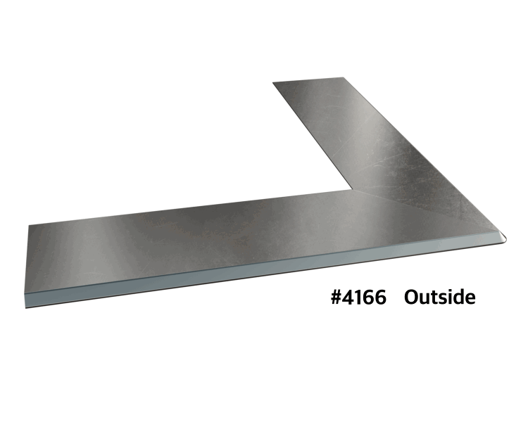 Stainless Angle Trim - Outside Corner